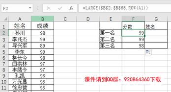 excel怎么排名次但顺序不变成绩单名次排序,excel怎么排名次但顺序不变不重复