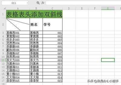 表格怎么画两根斜线,表格画两条斜线怎么画然后打字